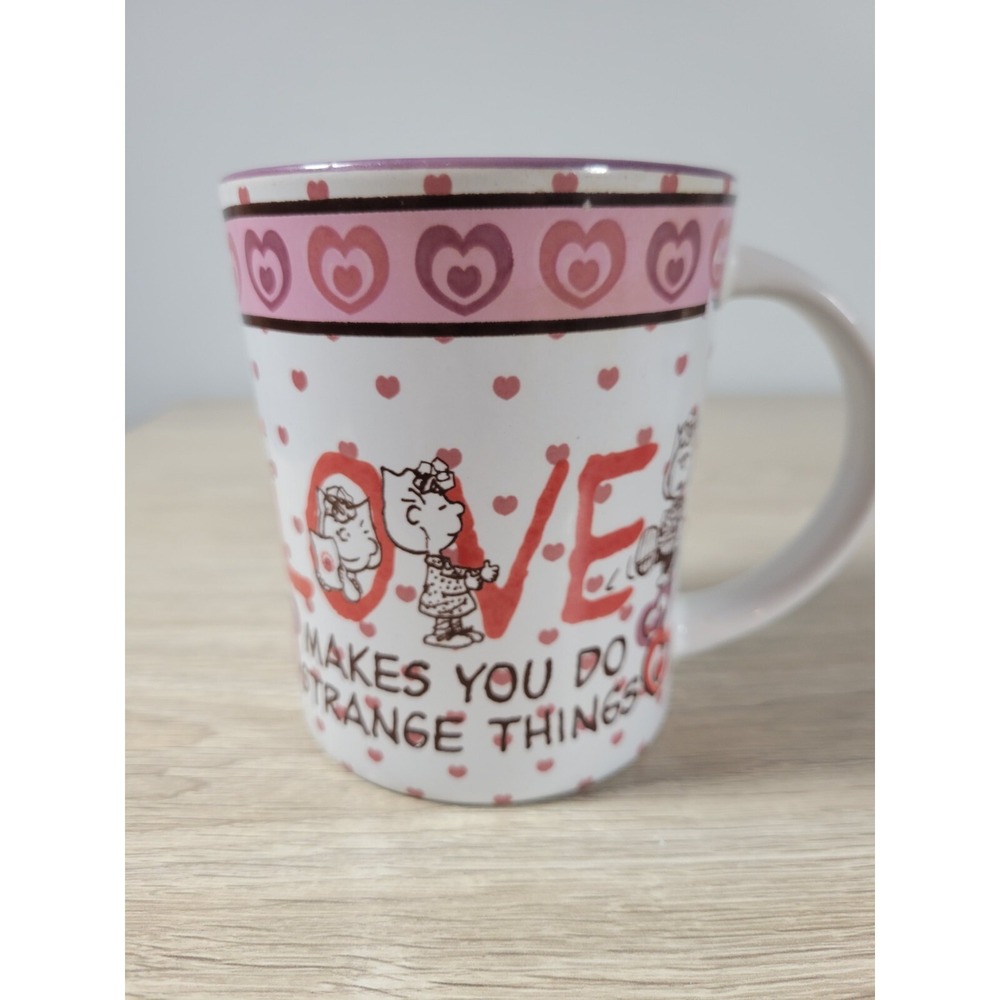 Peanuts Sally Love Makes You Do‎ Strange Things Purple Large Mug Coffee Cup